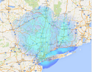 NJ & Upstate Coverage Map