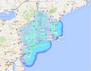 Repeater Network Full Coverage Map