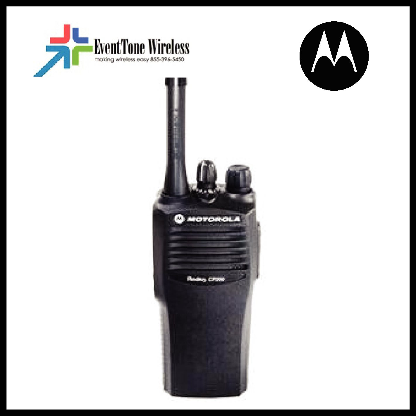 Motorola Radius CP200  4 Channel 2 Way Radio 